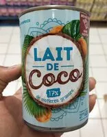 Mängden socker i Lait de coco