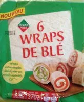 Mängden socker i Wraps de Blé