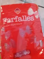 Mängden socker i Farfalles