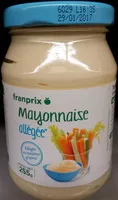 Mängden socker i Mayonnaise allégée