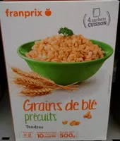 Mängden socker i Grains de blé précuits tendres
