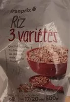 Mängden socker i Riz 3 variétés
