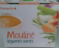 Mängden socker i Mouliné Légumes Variés