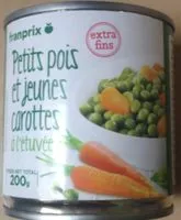 Mängden socker i Petits Pois Et Jeunes Carottes