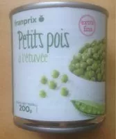 Mängden socker i petits pois extra fins