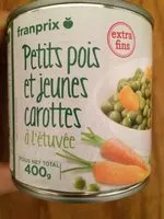 Mängden socker i Petits pois et jeunes carottes à l'étivée