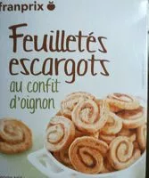 Mängden socker i Feuilletés escargots au confit d oignon