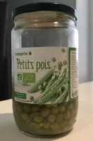 Mängden socker i petits pois bio sans sucre ajouté