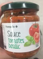 Mängden socker i Sauce Tomate Basilic