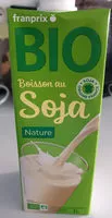 Mängden socker i Franprix boisson soja nature bio