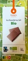 Mängden socker i Le chocolat au lait Bio