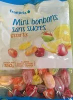 Mängden socker i Mini bonbons sans sucre assortis