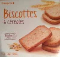 Mängden socker i biscottes 6 cereales