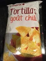 Mängden socker i Tortillas Goût Chili