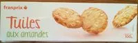 Mängden socker i Tuiles aux amandes