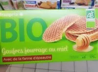 Mängden socker i gaufres fourrees miel bio