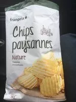 Mängden socker i Chips Paysannes Nature