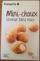 Mängden socker i Mini-choux saveur bleu noix