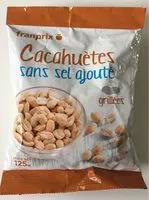 Mängden socker i Cacahuètes Rôties à Sec (sans Sel ajouté)