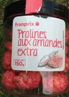 Mängden socker i Pralines aux amandes extra