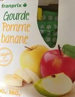 Mängden socker i Gourde pomme banane