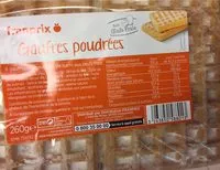 Mängden socker i Gaufres Poudrées