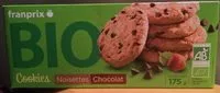 Mängden socker i Cookies Noisette Chocolat Bio