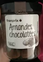 Mängden socker i Amandes chocolatées