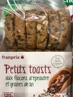 Mängden socker i Petits toasts