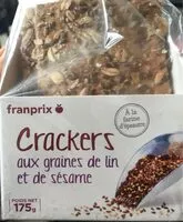 Mängden socker i Crackers aux graines de lin et de sésame