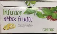 Mängden socker i Infusion détox fruitée