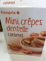 Mängden socker i Mini crêpes dentelle caramel