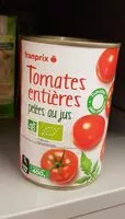 Mängden socker i Tomates entières