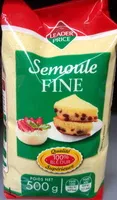 Mängden socker i Semoule Fine (100 % Blé dur)