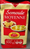 Mängden socker i Semoule moyenne