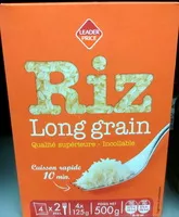 Mängden socker i Riz long grain qualité supérieure
