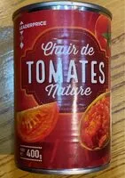 Mängden socker i Chair de tomates nature