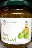 Mängden socker i Sauce pesto vert