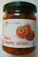Mängden socker i Sauce tomates séchées