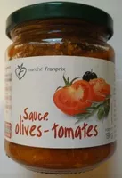 Mängden socker i Sauce olives-tomates