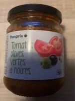 Mängden socker i Tomates olives vertes et noires