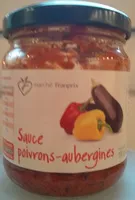 Mängden socker i Sauce poivrons-aubergine