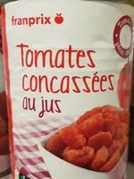 Mängden socker i Tomates concassées au jus
