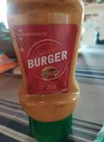 Mängden socker i Sauce Burger Leader Price
