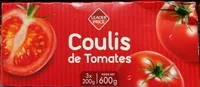 Mängden socker i Coulis de tomates