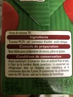 Mängden socker i Purée De Tomates