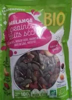 Mängden socker i Mélange graines et fruit sèches