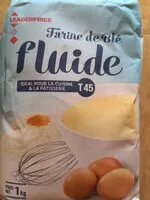 Mängden socker i Farine de blé fluide T45