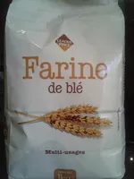 Mängden socker i Farine de blé