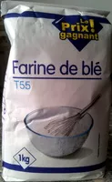 Mängden socker i Farine de blé T55